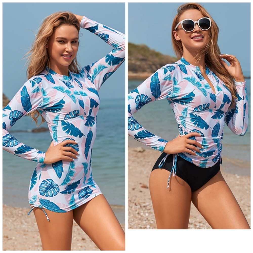 Daci Long Sleeve Rash Guard UPF 50 Size Small